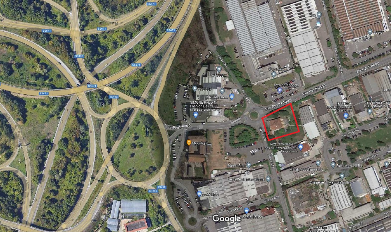 Seriate, nuovo edificio commerciale-direzionale